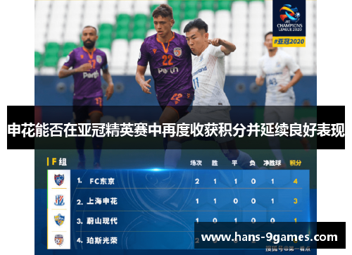 申花能否在亚冠精英赛中再度收获积分并延续良好表现